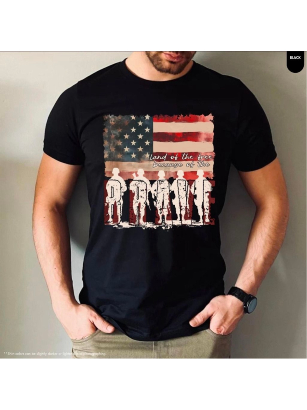 Unisex Love My Faith Gray American Flag Graphic Short Sleeve Tee L